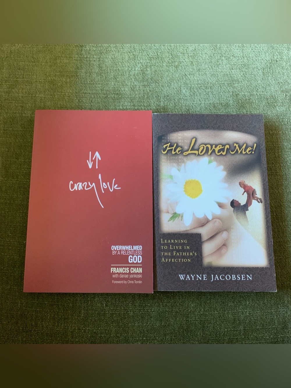 He Loves Me and Crazy Love Books paperback  like new condition